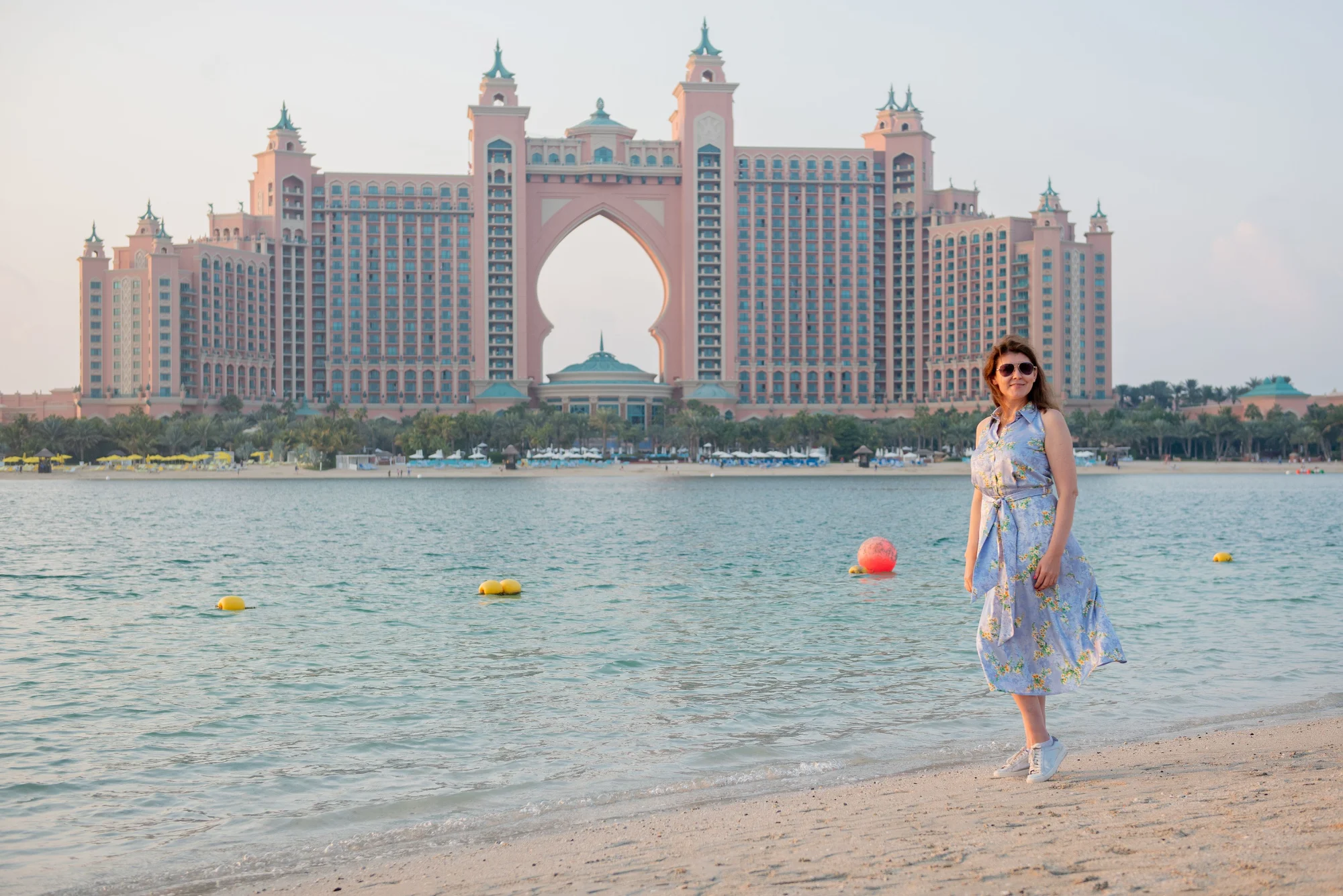 Dubai: Palm Jumeirah boardwalk & island portraits