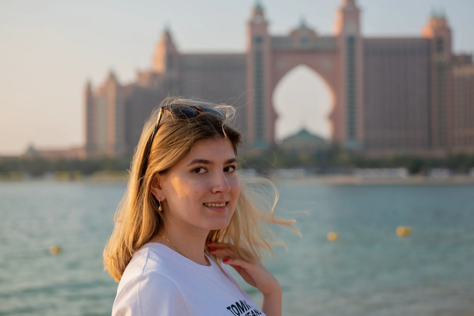 Dubai: Palm Jumeirah boardwalk & island portraits